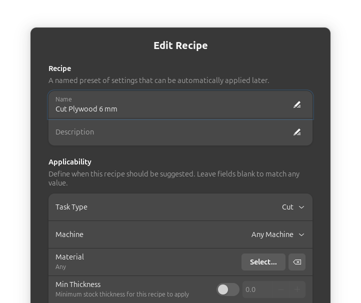 Material and Workflow Management